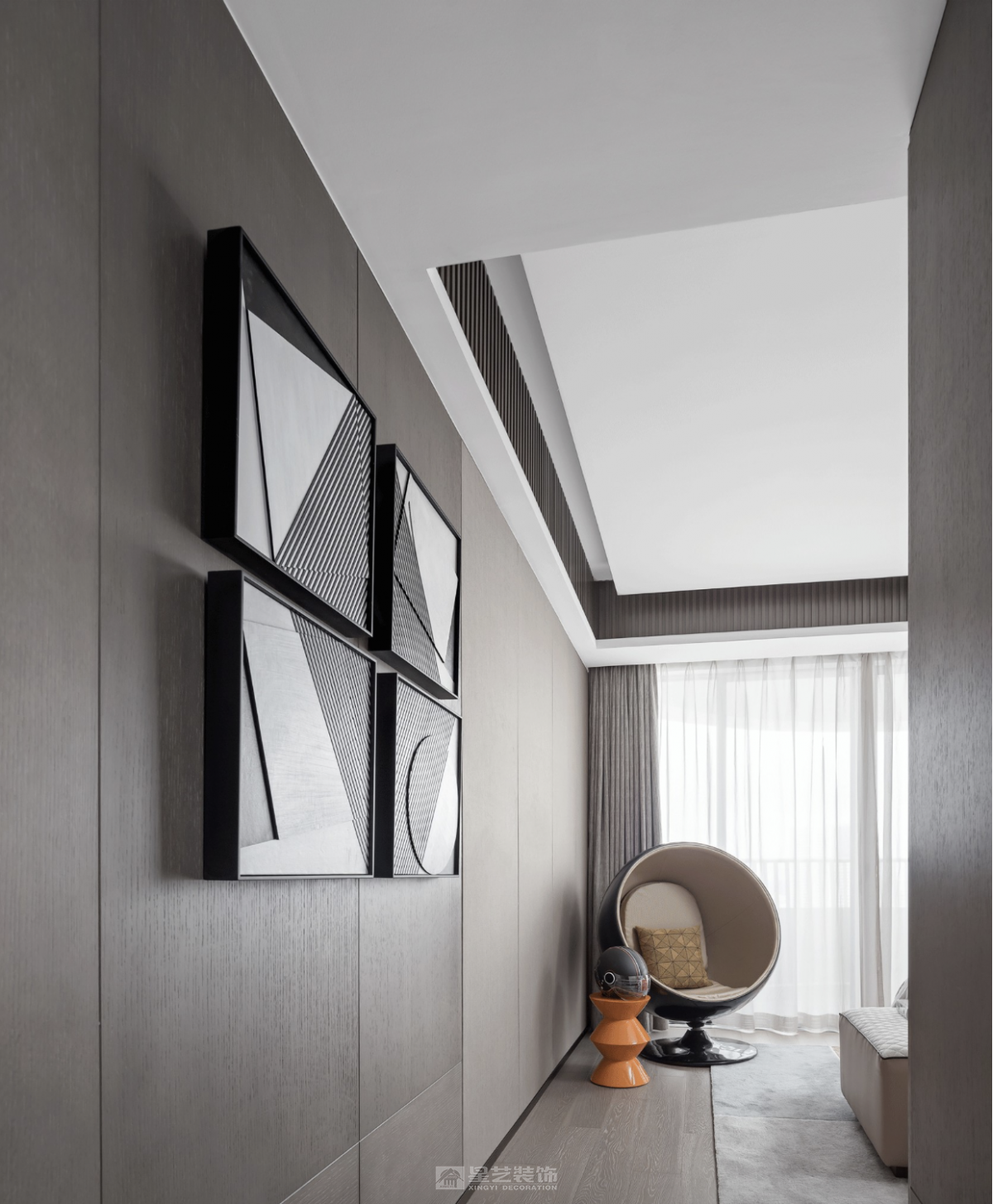 頂層躍層——復式挑空的廳