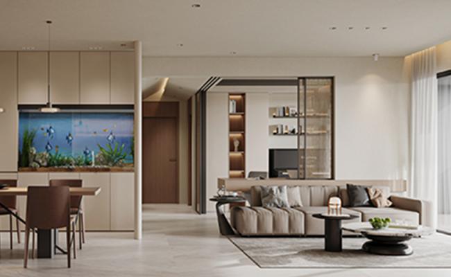 柔棕雅境，松弛感的現代輕奢居